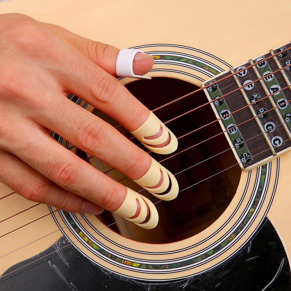 Pick Gảy Guitar chơi Finger Style Bộ 3 móng gảy Alaska chính hãng Finger giúp bạn không lo lắng khi