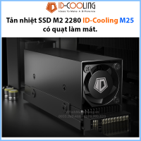 Tản nhiệt SSD M2 2280 ID-Cooling M25  có quạt làm mát.