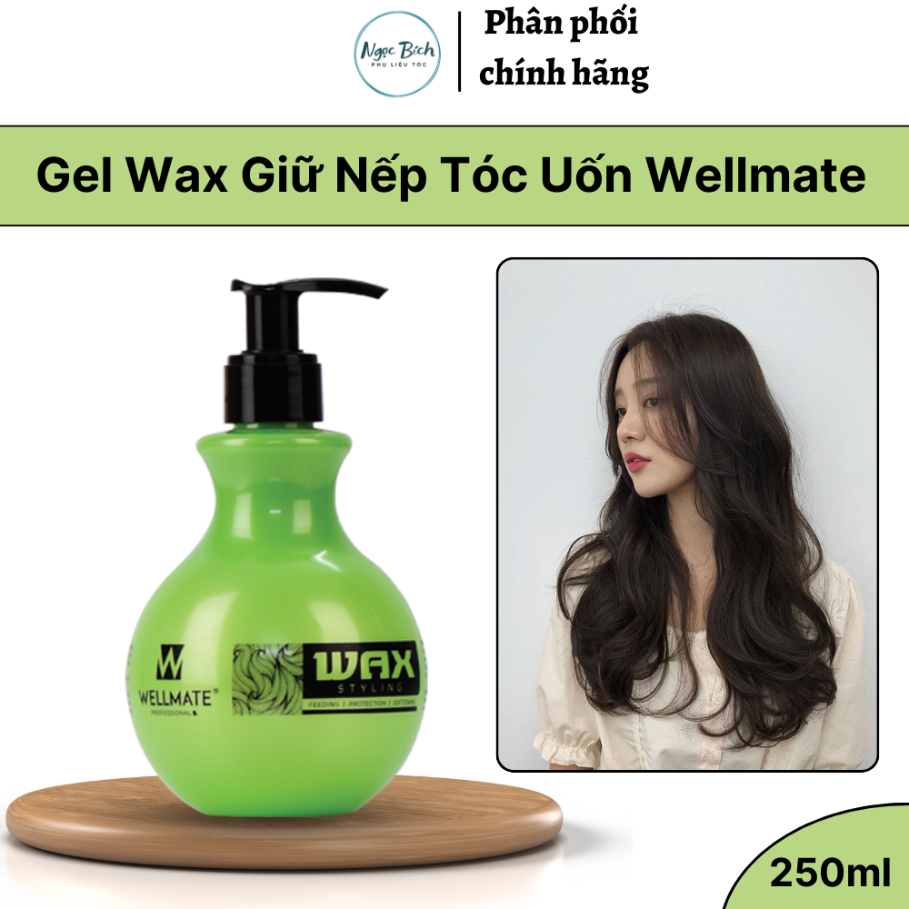 Wax Giữ Nếp Tóc Uốn Wellmate Gel Giữ Nếp Tóc Xoăn Wellmate - 250ml