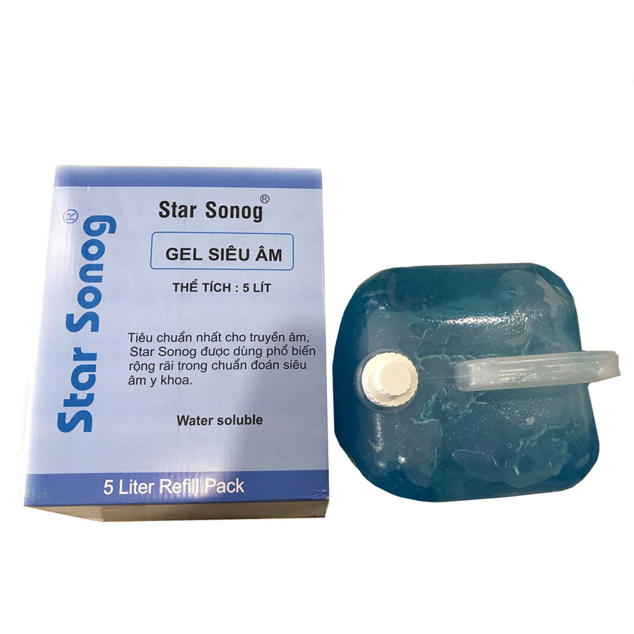 Gel Siêu Âm Star Sonog Xanh 5 Lít