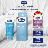 Gel Bôi Trơn RITEX HYDRO Gốc Nước Tuýp 50ML Hương Thơm Dịu Nhẹ Cho Cuộc Yêu Đê Mê