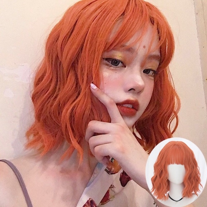 [HCM]Tóc giả nữ Hàn Quốc + Tặng kèm lưới TN265