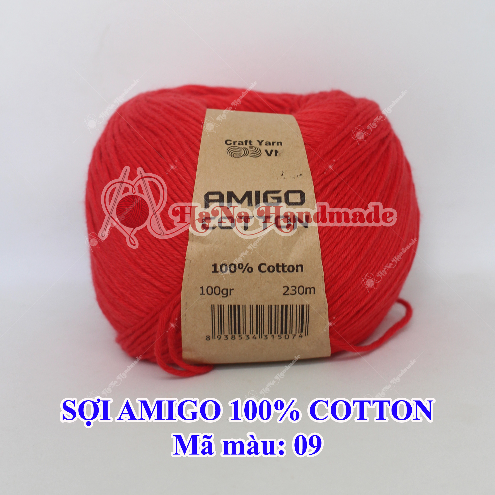 Sợi Amigo 100% cotton 35k/cuộn 100g