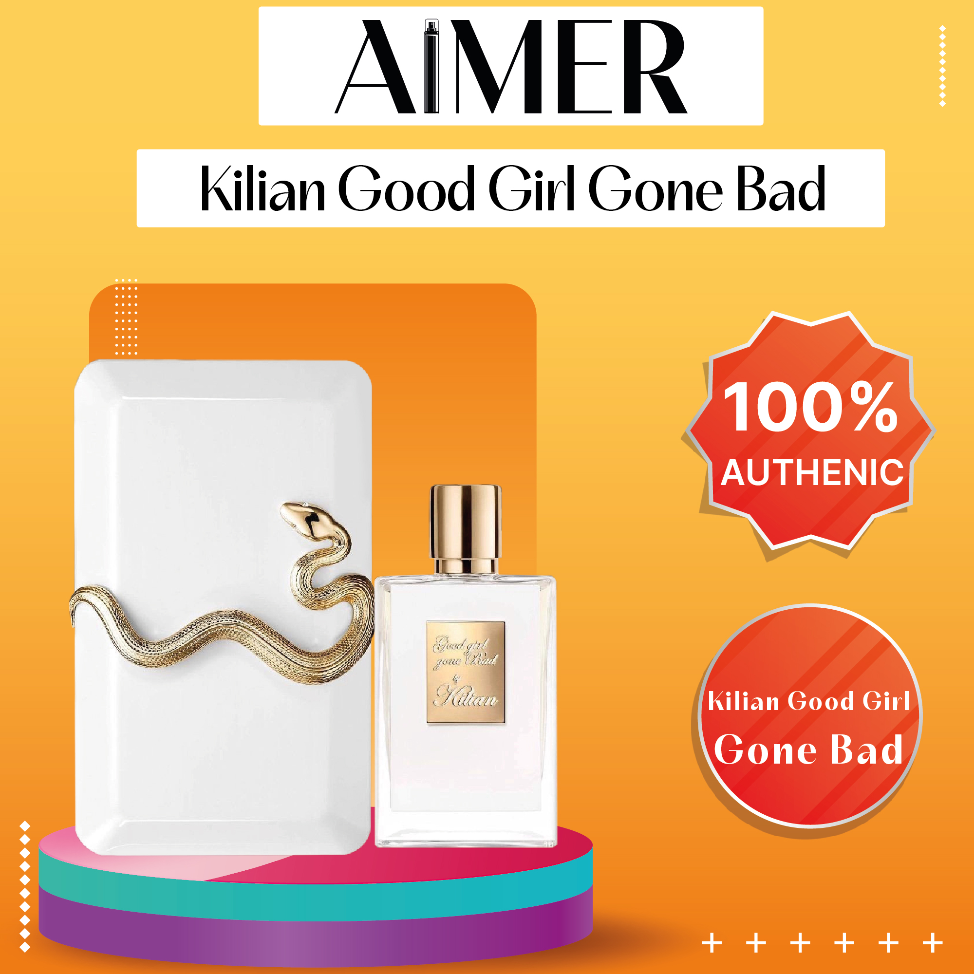 Nước Hoa Nữ Kilian Rắn Trắng Kilian Good Girl Gone Bad EDP Chiết 5ml 10ml - Sang trọng Tinh tế Quyến rũ - Aimer Perfume