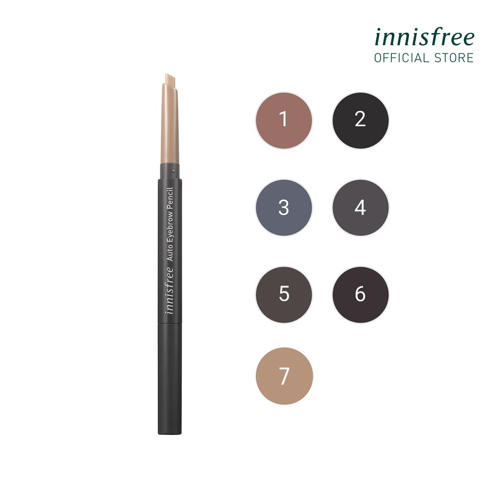 Chì Kẻ Mày Innisfree Auto Eyebrow Pencil 0.3G Đủ Màu Mẫu Mới 2020 - Hami Cosmetics