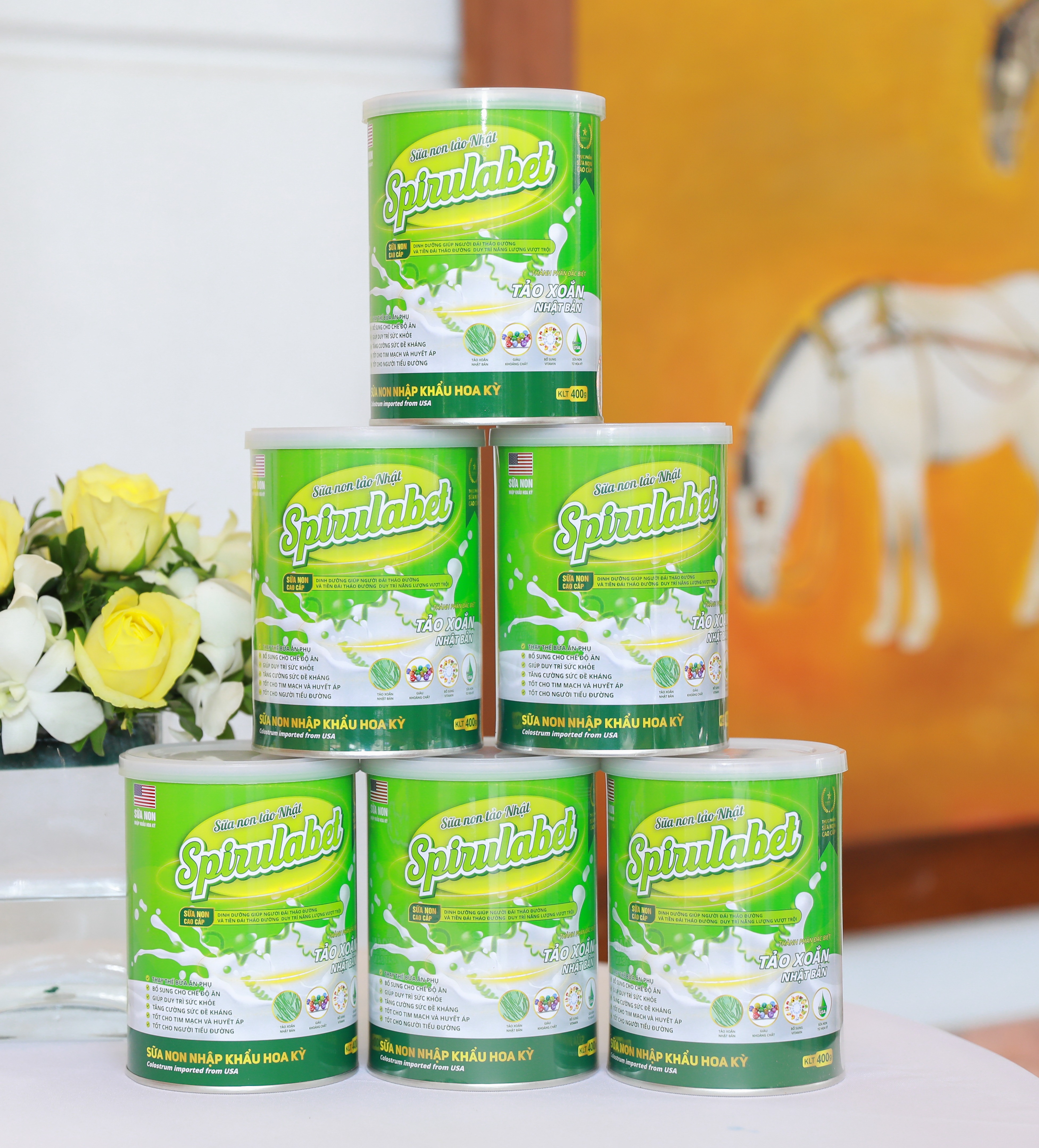 Spirulabet - Sữa Non Tảo Nhật - Nhập Khẩu Hoa Kỳ