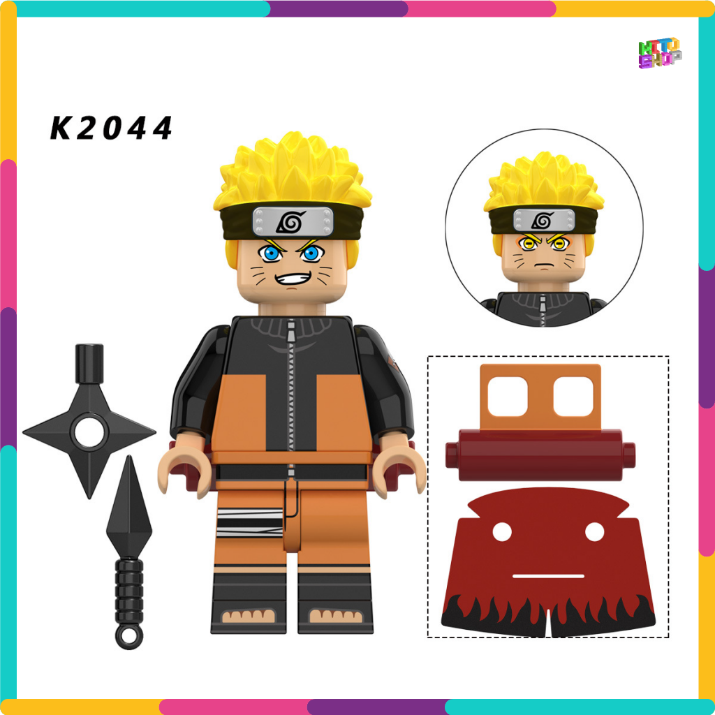 Đồ Chơi Xếp Hình Minifigures Mô Hình Nhân Vật Hoạt Hình Naruto Hokage Sasuke KDL806