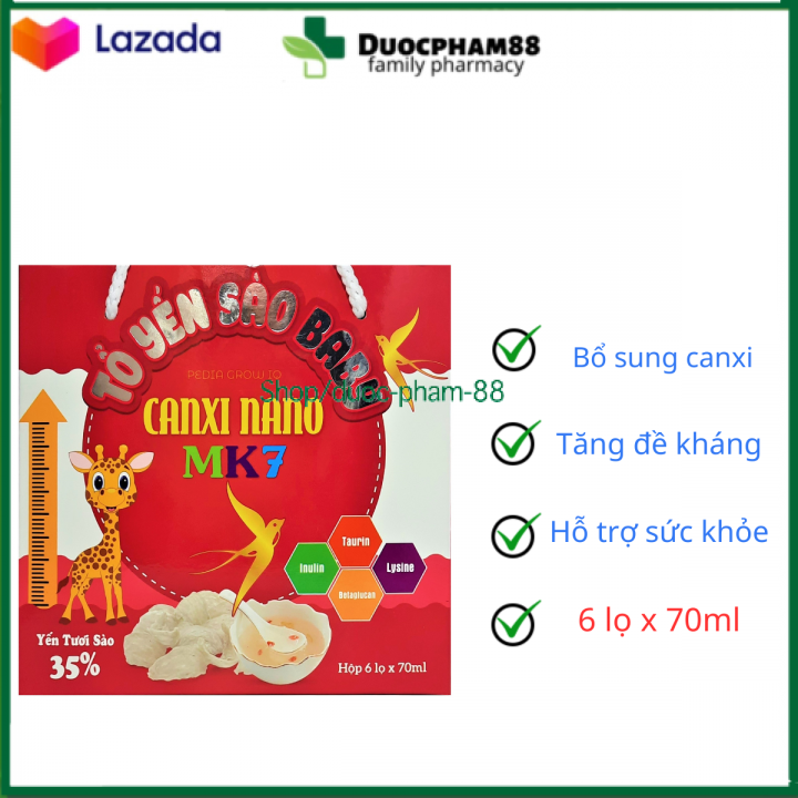 2. CÔNG DỤNG: Bổ sung Glucosamin Sụn vi cá mập Canxi nano Vitamin D3 giúp xương chắc khỏe. giảm nguy