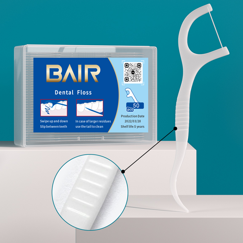 Chỉ nha khoa Bair tăm chỉ nha khoa cao cấp với sợi chỉ mảnh bền dễ dàng len lỏi vào các kẽ răng để loại bỏ mảng bám