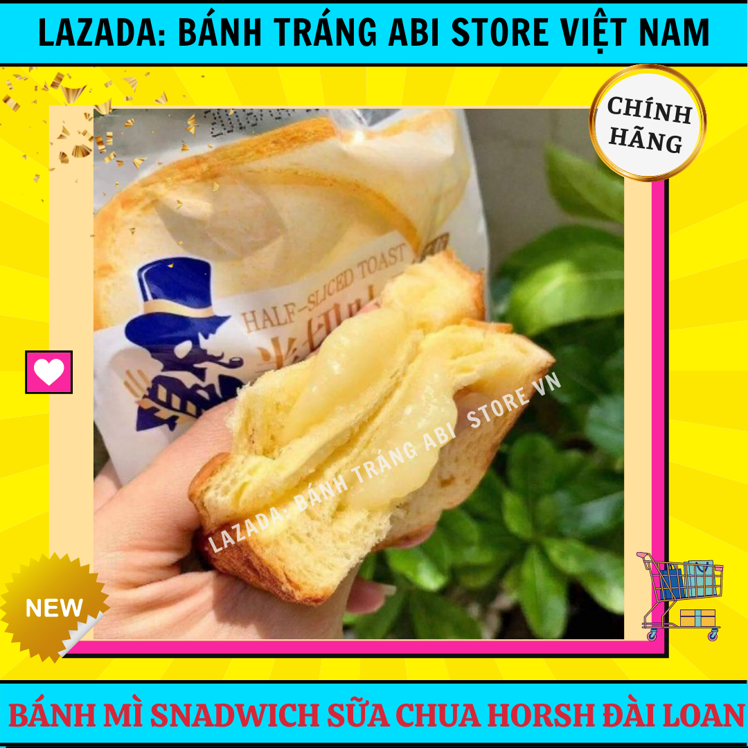 Bánh mì kẹp sandwich sữa chua Horsh ông già NSX MỚI