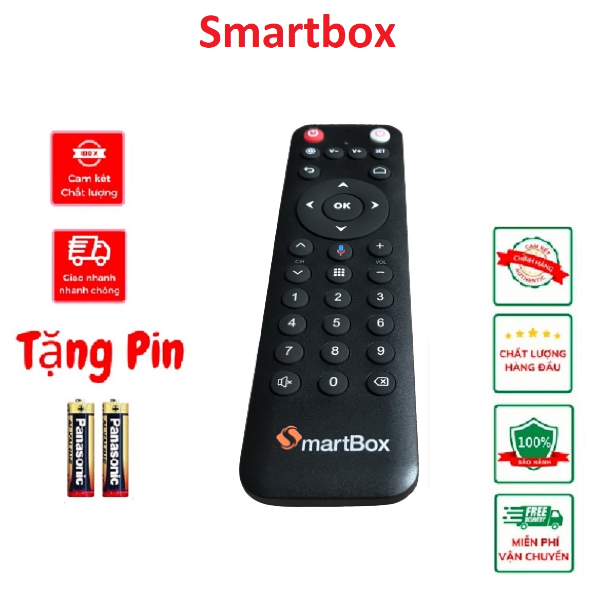 Điều khiển Smartbox có giọng nói dùng cho các dòng Android MyTV VNPT Technology có tìm kiếm giọng nó