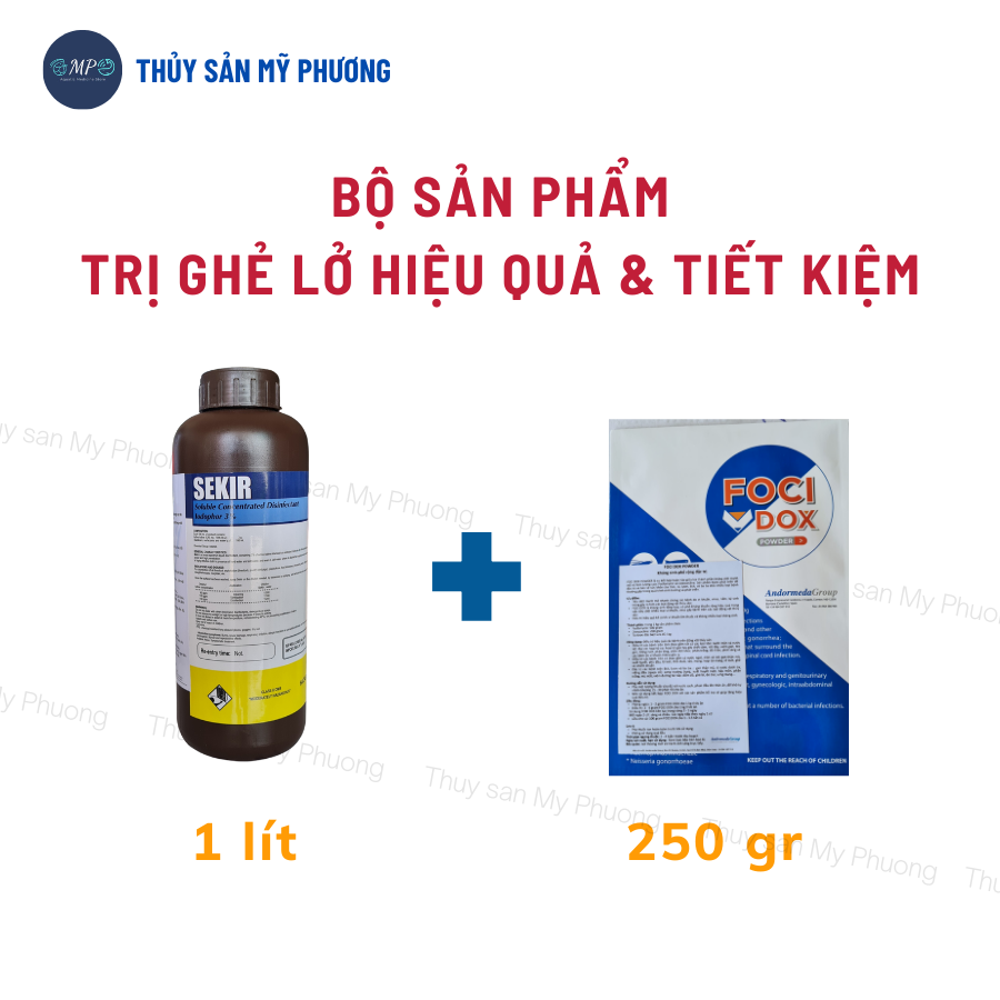 Bộ sản phẩm  thuoc đặc tr.i hiệu quả ghẻ lở xuất huyết tuột nhớt diệt nấm sát khuan trùng tăng đề kh