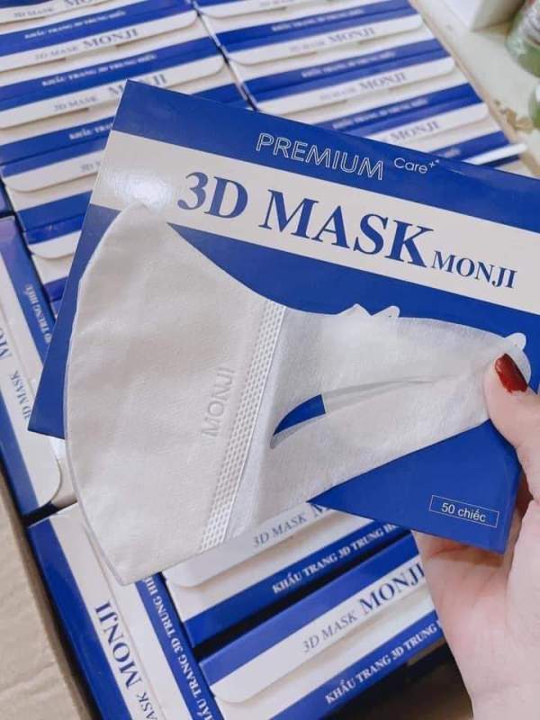 Khẩu trang 3D mask cao cấp lọc bẩn  khói bụi ( Hộp /50 cái)