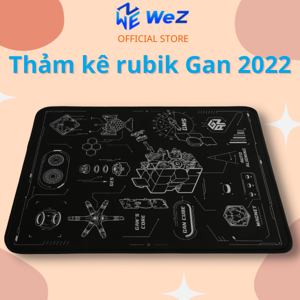 Phụ kiện Rubik Thảm Rubik GAN Mat 2022 - Thảm Lót Chuột Rubik GAN Mat 2022 - WeZ Toys