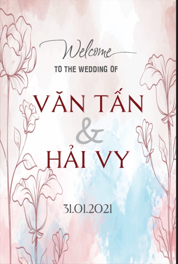 BẢNG CƯỚI LỄ VU QUY_LỄ THÀNH HÔN  TÊN CÔ DÂU CHÚ RỂ TRANG TRÍ ĐÁM CƯỚI