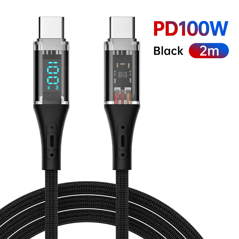 KUULAA USB Type C tp Type C Cable PD 100W for iPad Pro 2021 2020 USB C to USB Type C Cable PD 4.0 fo