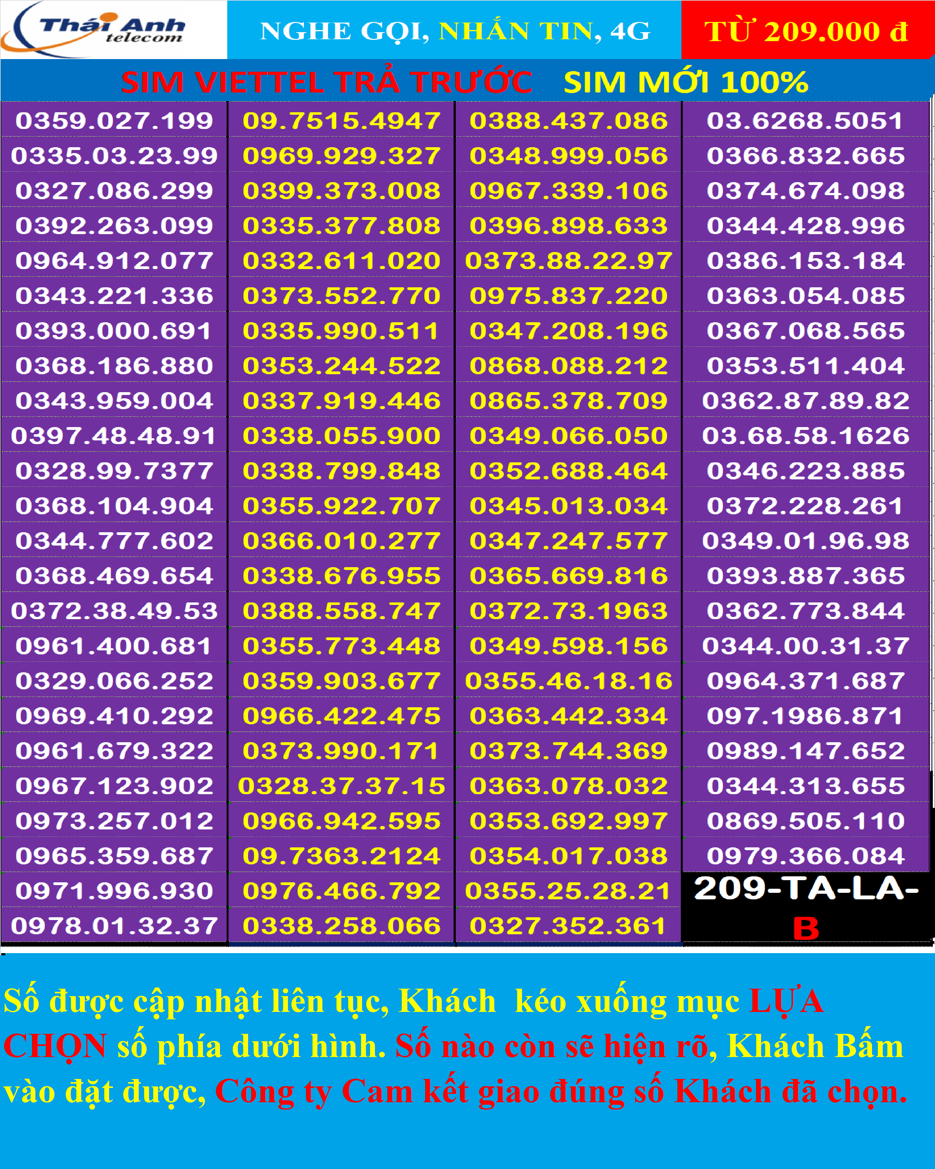 Sim đẹp Viettel Trả trước -Chọn số - Nghe gọi Nhắn Tin 4G Sim mới 100% Chưa Kích hoạt Chưa đứng tên ai và chưa làm bất cứ dịch vụ nào Sim gói cước Tomato và kèm theo nhiều gói 4G TRONG PHẦN MÔ TẢ