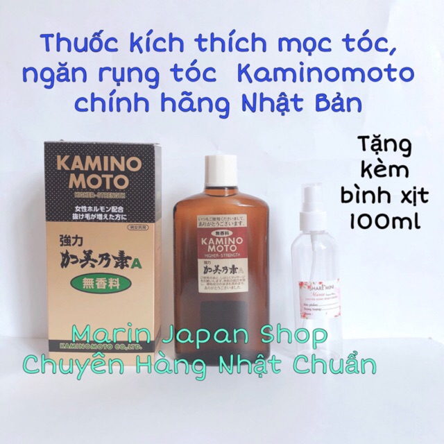 (Chuẩn Nhật Tặng Kèm Bình Xịt)Tinh Dầu Kích Thích Mọc Tóc Kaminomoto