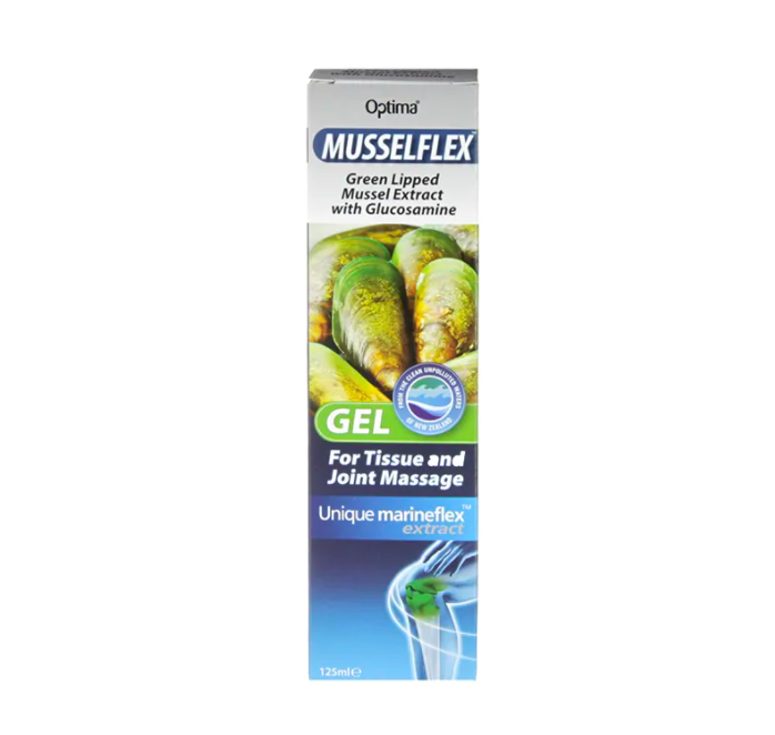 [Hcm]Gel Xoa Bóp Musselflex Green Lipped Mussel Extract & Glucosamine Gel 125Ml