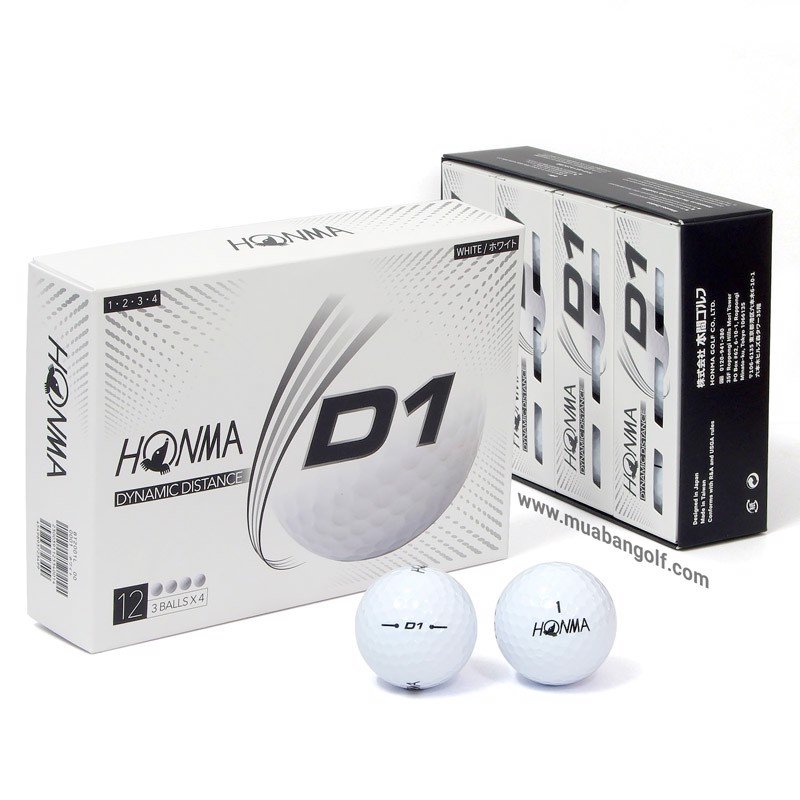 Bóng golf 1 Hộp Bóng Golf Honma D1