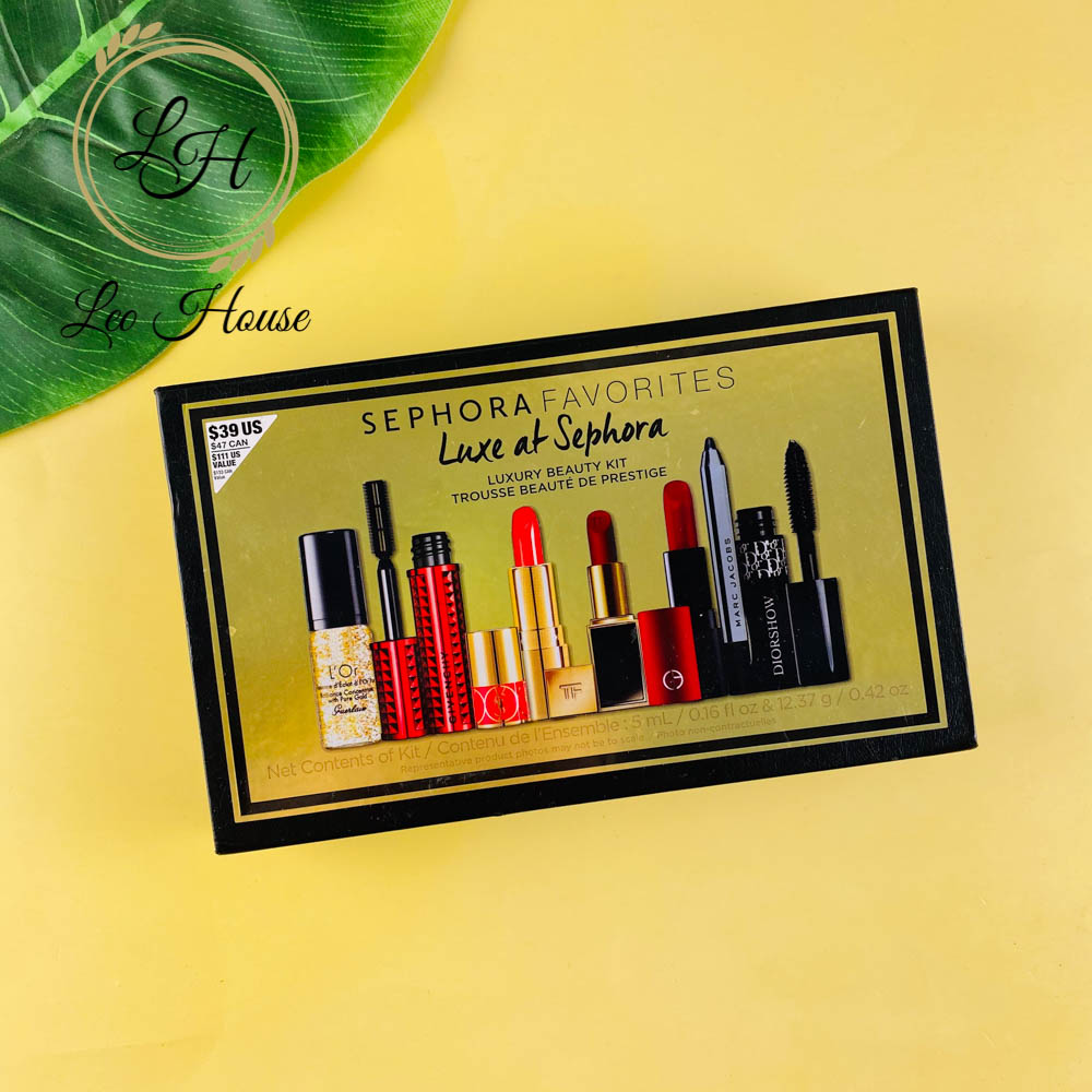 Bộ Trang Điểm Sephora Lux Tách Set - Mascara Kẻ Mắt Kem Lót