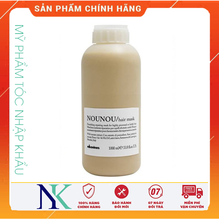 Mặt Nạ Phục Hồi Tăng Cường Nuôi Dưỡng Sâu Nounou Davines 1000Ml