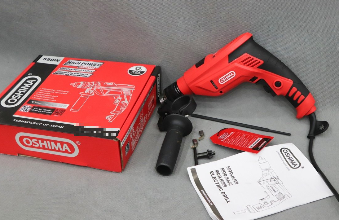 13mm Máy khoan 550W OSHIMA K550 - Hàng Chính Hãng