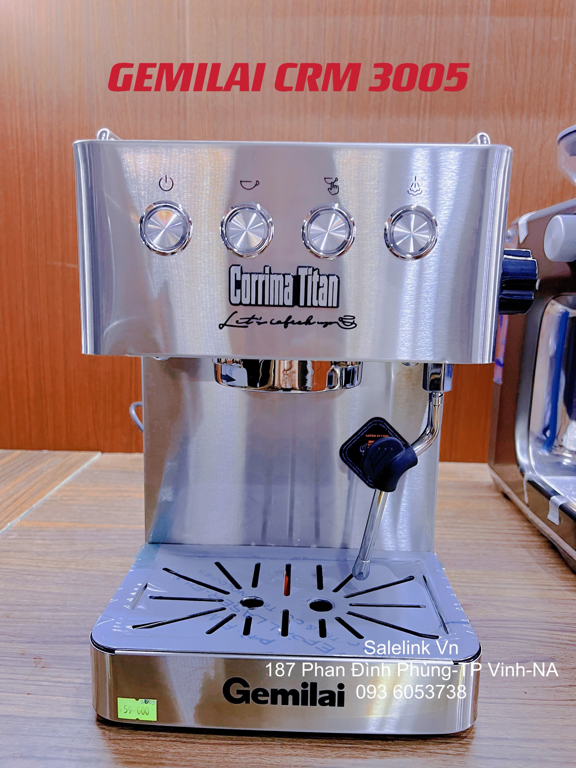 Máy pha cafe Corrima titan 3005E