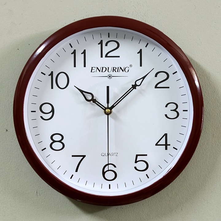 ĐỒNG HỒ TREO TƯỜNG TRÒN KIM TRÔI 30CM ENDURING
