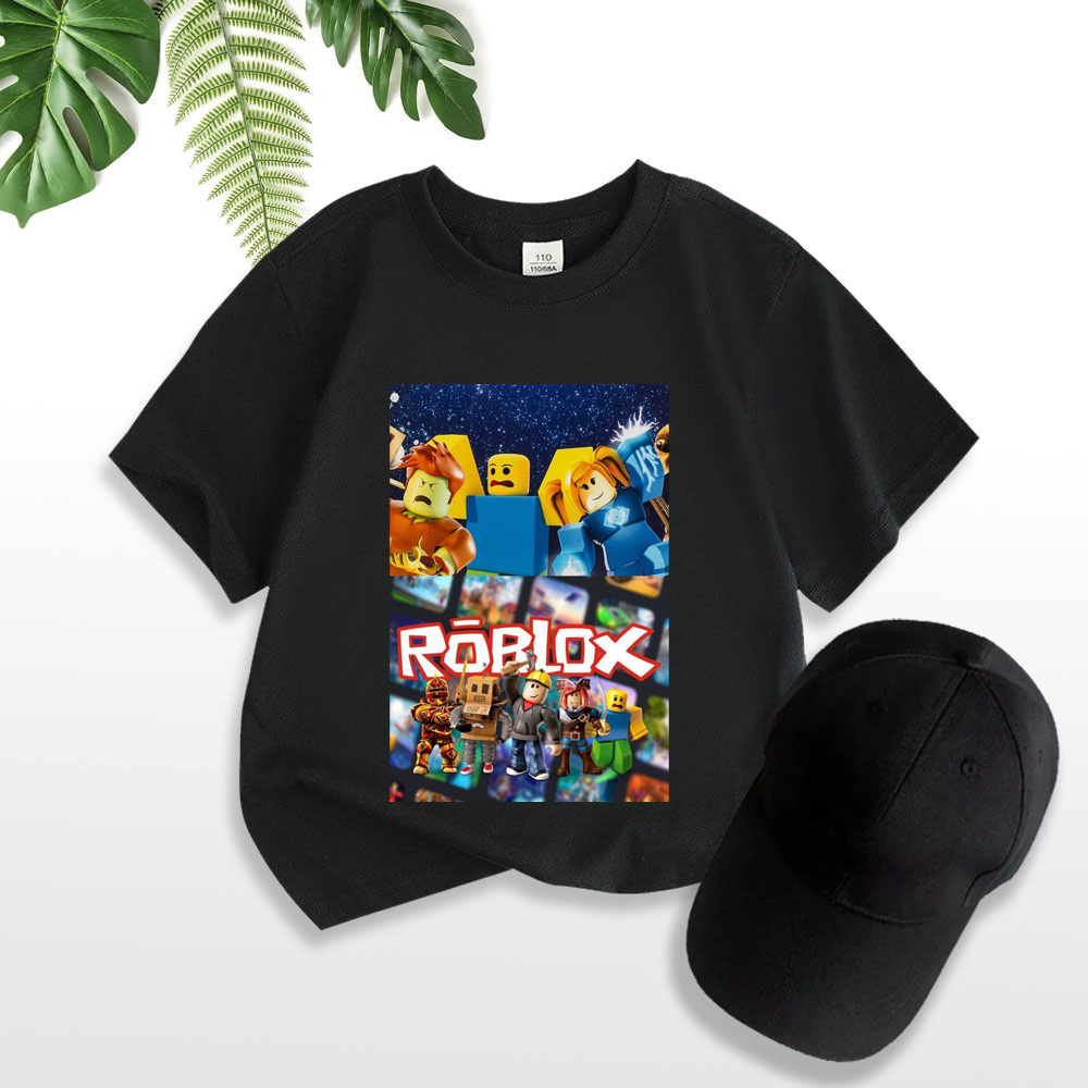 Áo thun trẻ em ROBLOX 2 4 màu áo thun cho bé có big size và size người lớn Anam Store