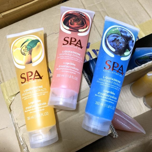 [HCM]Gel tẩy tế bào chết body hương trái cây Spa 350ml Kem tẩy da chết nhiều hương thơm Gel loại bỏ da chết toàn thân hiệu quả