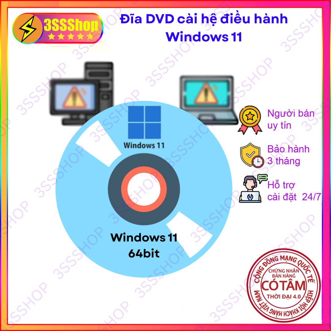 Đĩa DVD cài Win 11 hàng chất lượng tốt