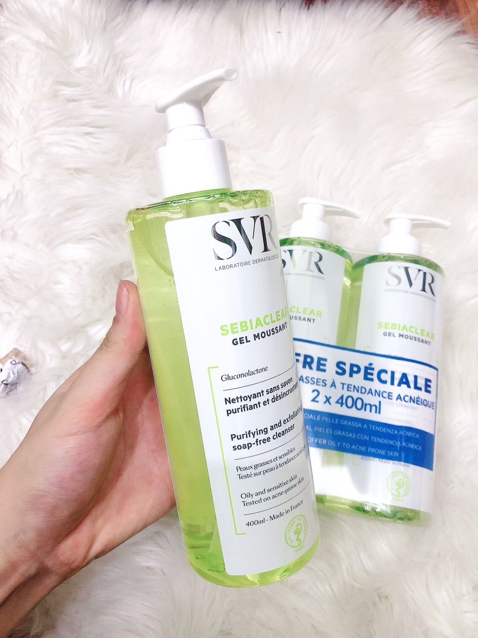 Sữa rửa mặt SVR Sebiaclear gel moussant