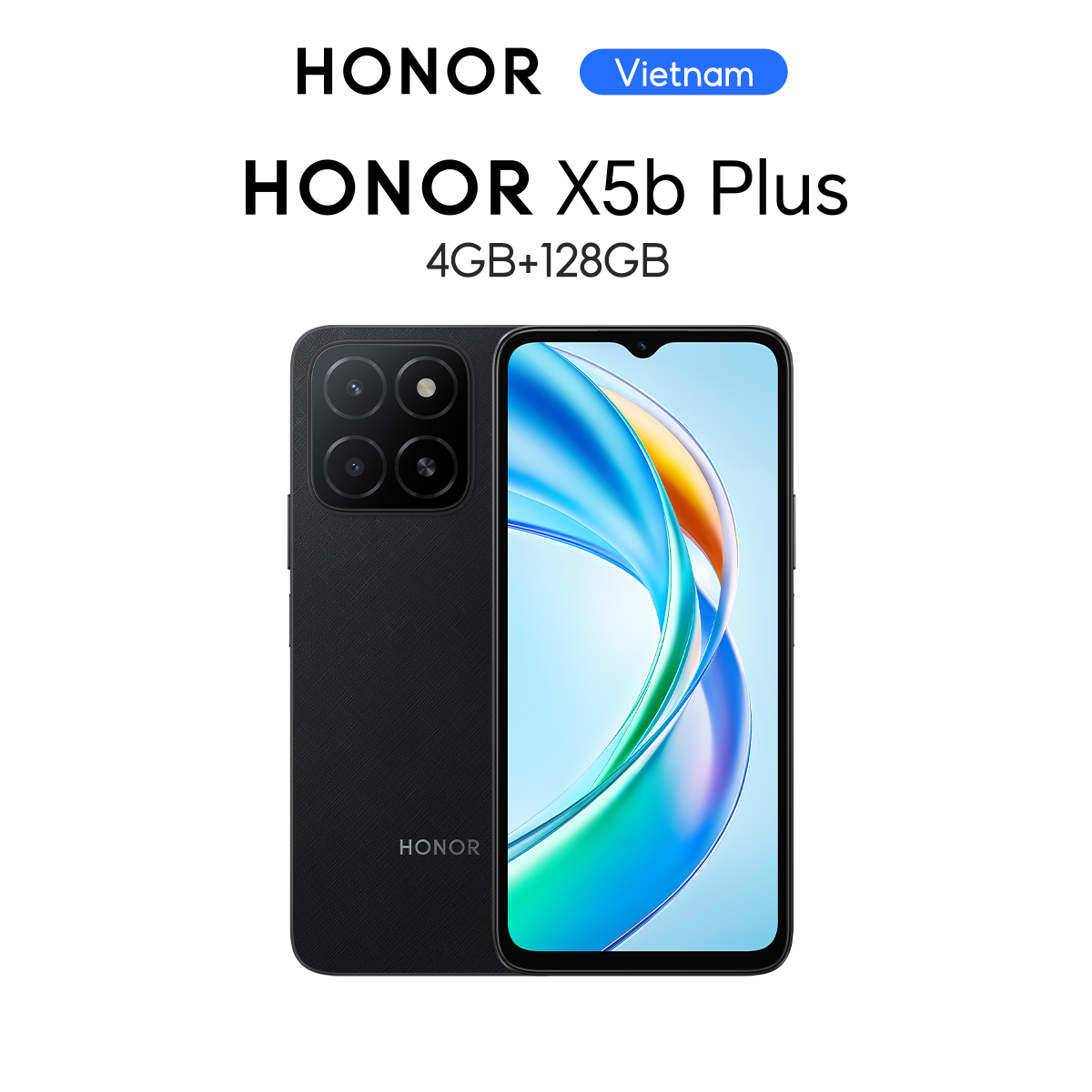 Điện thoại HONOR X5b Plus 4GB + 128GB | Pin 5200mAh 90Hz | Màn hình 6.56" | Bảo Hành 18 Tháng Hàng C