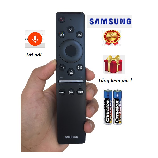 Điều khiển từ xa SamSung có giọng nóiĐiều khiển tivi samsung giọng nói chính hãng Remote TV samsung dùng cho các đời TV có giọng nói