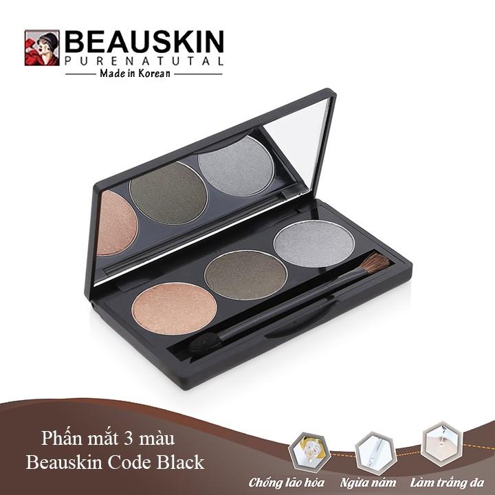 Phấn mắt Beauskin Code Black #1 3.6g Hàn Quốc