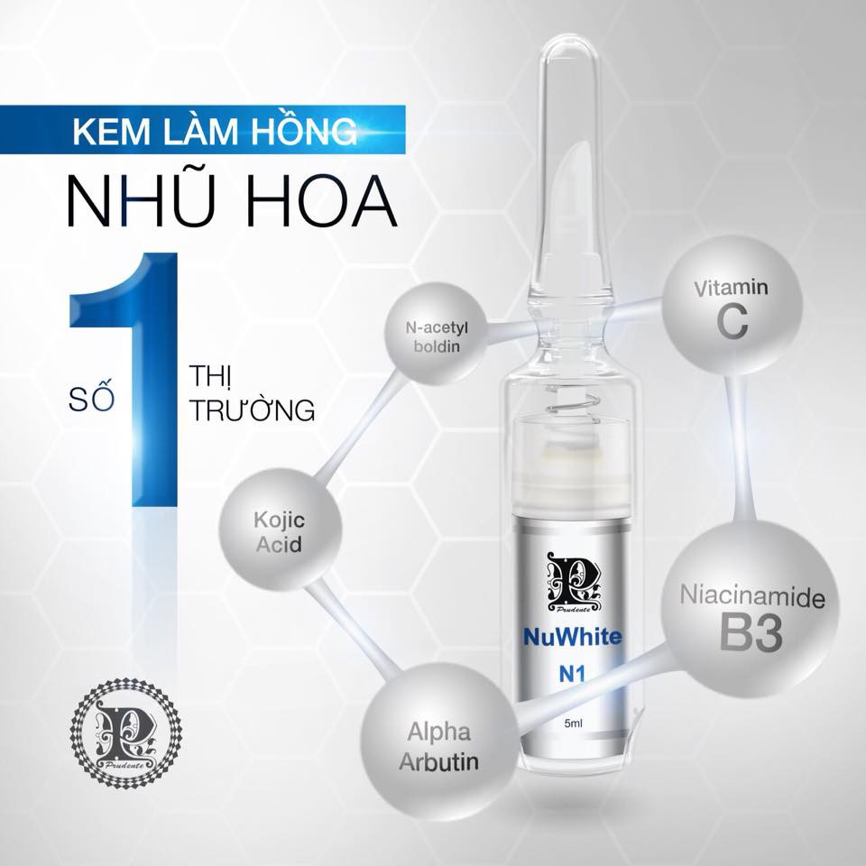 [HCM]KEM LÀM HỒNG NHŨ HOA MIBITI PRUDENTE NUWHITE N1 CÓ TEM CHỐNG HÀNG GIẢ