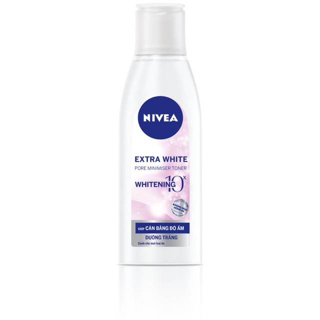 Nước Hoa Hồng Nivea Dưỡng Trắng Giúp Se Khít Lỗ Chân Lông -200ml