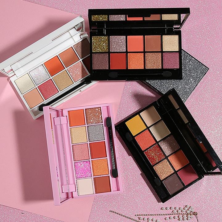 Bảng Phấn Mắt Kim Tuyến Cao Cấp Lameila No.5055 Lên Màu Cực Xinh