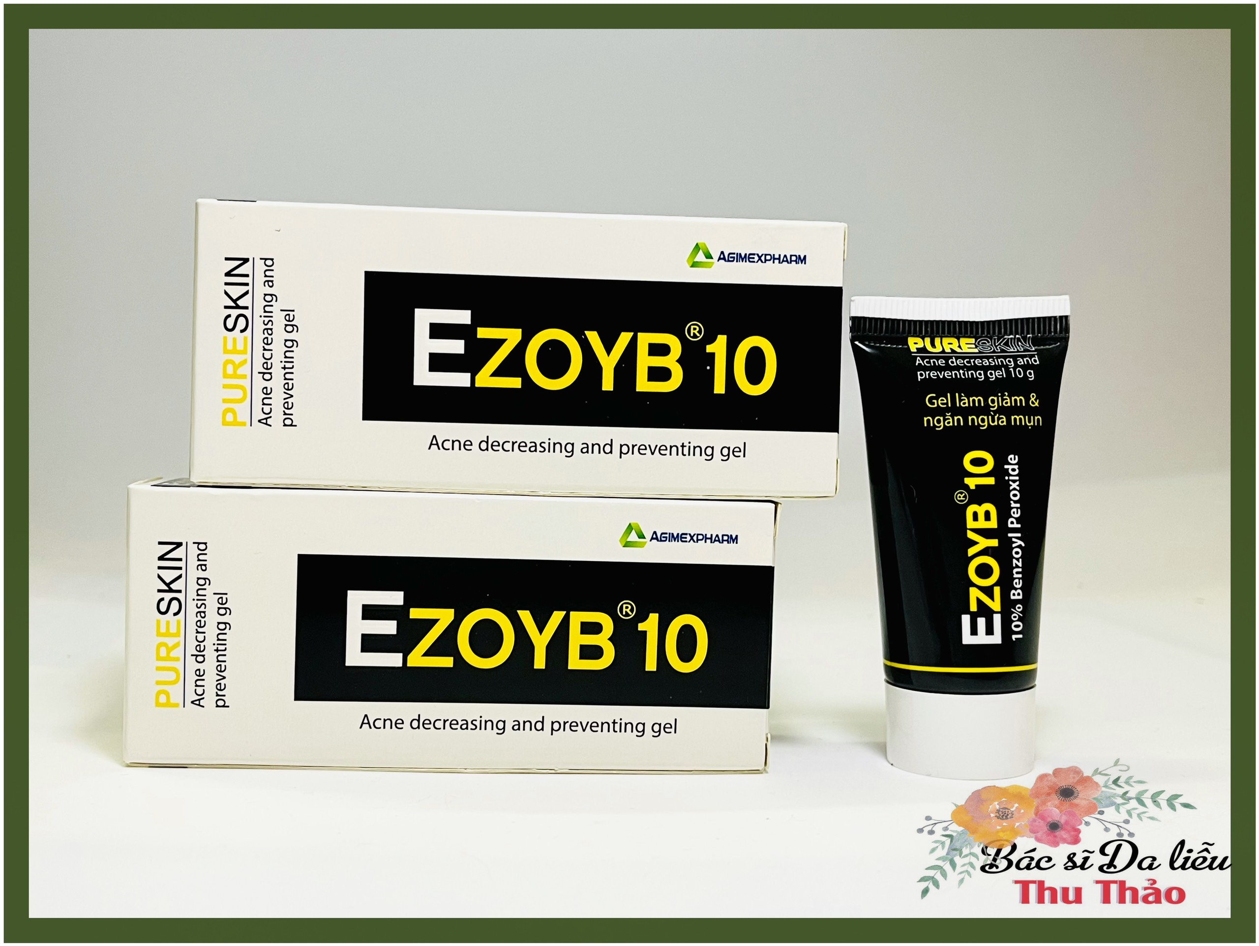 [Hcm][10G] Gel Giảm Mụn Ezoyb 10 ( Benzoyl Peroxide - Bpo 10%)