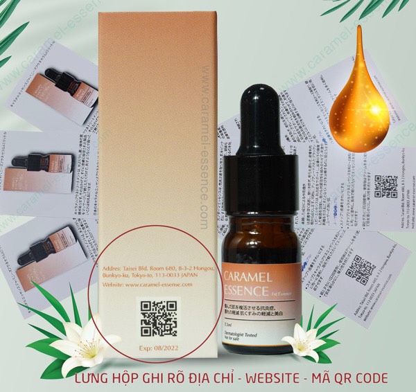 Serum Caramel Essence nhật bản chuẩn có mã check giá sỉ