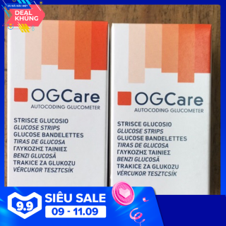 Que Thử Đường Huyết Ogcare (50 Que/Lọ) - Hàng Chính Hãng - Date xa