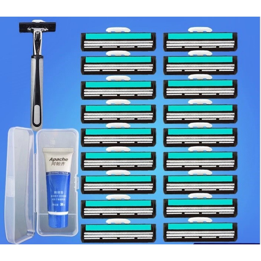[TẶNG KÈM] Bộ Dao Cạo Râu 36 Lưỡi [TẶNG KÈM – Tuýp Kem Tạo Bọt] – Bộ Dao Cạo Râu 36 Lưỡi