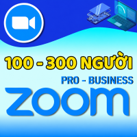 Tài khoản Zoom Pro 100 người họp hành không giới hạn 1 tháng Hỗ trợ đa thiết bị công việc và học tập trực tuyến tiết kiệm thời gian chi phí đi lại