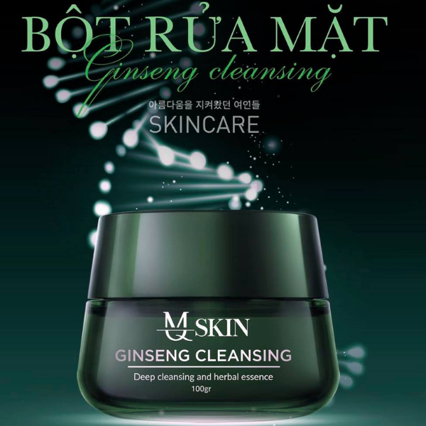 [Hcm]Bột Sữa Rửa Mặt Nhân Sâm Mqskin (100Ml Mẫu Mới)