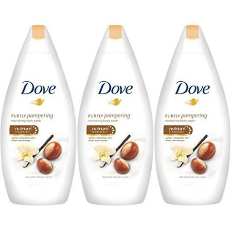 [HCM]Sữa tắm Dove cao cấp hương Vanilla và tinh chất từ bơ hạt mỡ giúp nuôi dưỡng làn da * 500ml - hàng của Đức