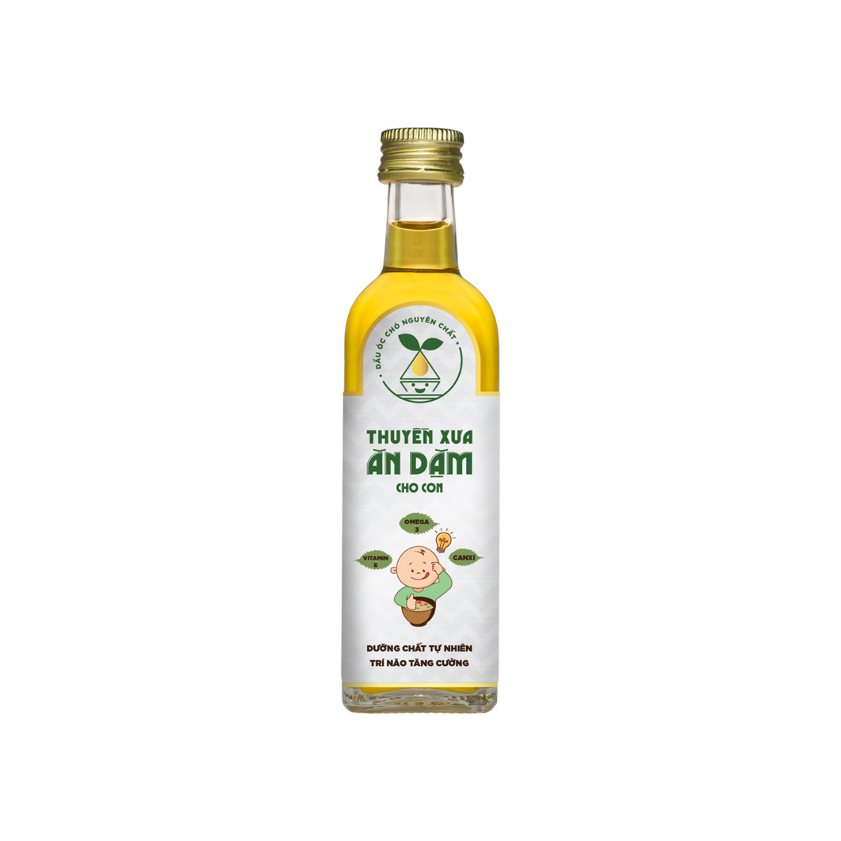 Dầu Ăn Dặm Cho Bé Dầu Óc Chó Dầu Gấc Mè Olive Nguyên Chất Thuyền Xưa 100% Hạt Tự Nhiên 65ml 125ml - Bibo Mart