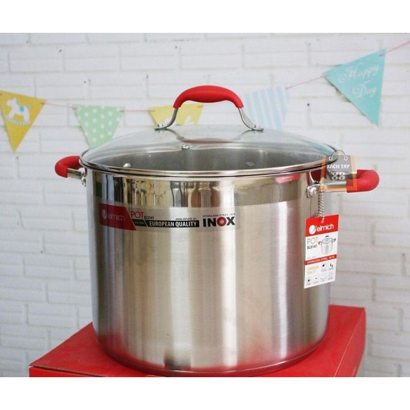 NỒI LUỘC GÀ INOX 5 ĐÁY CAO CẤP ELMICH SMARTCOOK EL-3140-28CM-3141-30CM