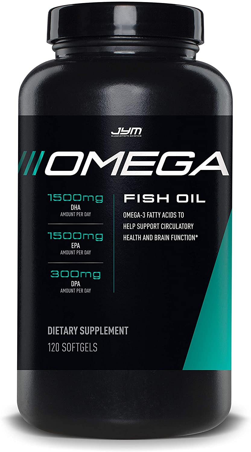 [Hcm]Fish Oil - Jym Supplements Science - Omega - 120 Softgels