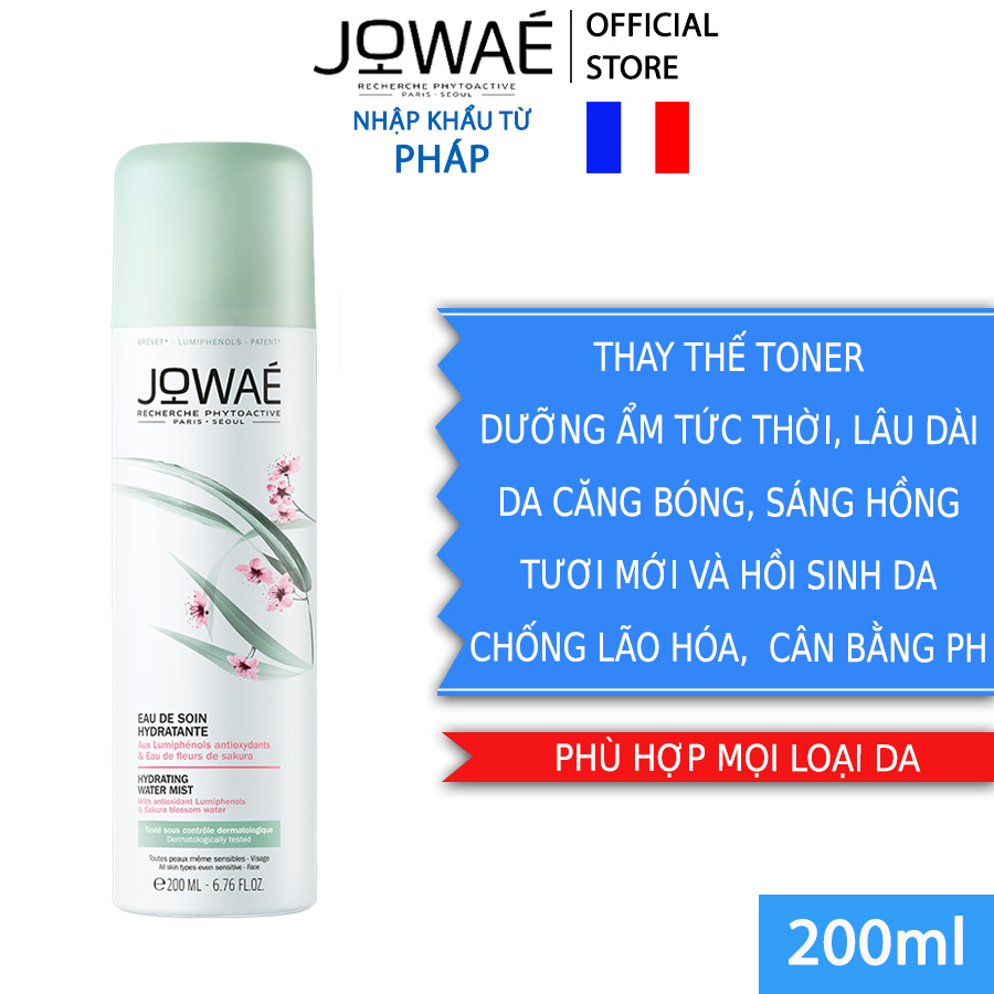 Xịt khoáng Dưỡng da Hoa Anh Đào JOWAE thay thế tonner tinh chất chống lão hóa Lumiphenol Mỹ phẩm thi